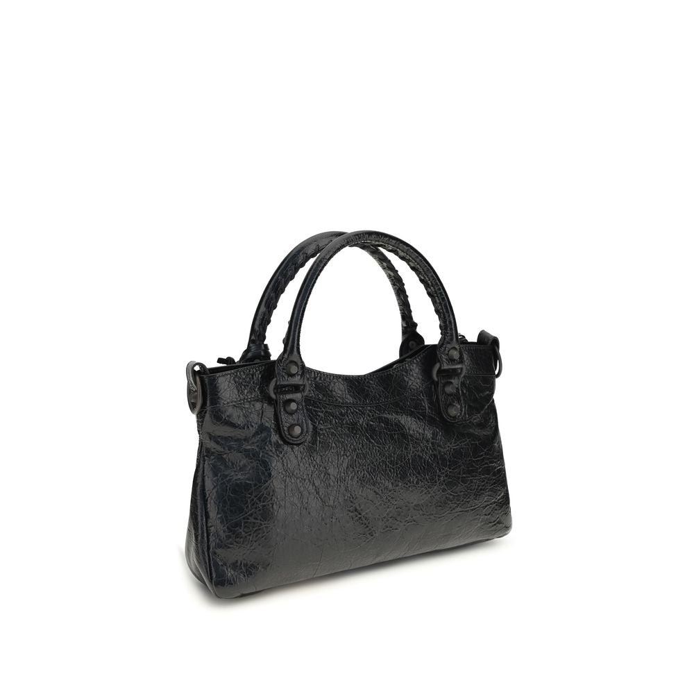 Borsa a Tracolla Balenciaga Nera in Agnello Ovis Aries Aries