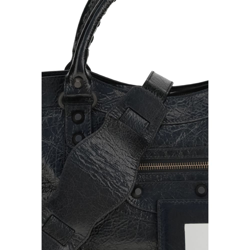 Borsa a Tracolla Balenciaga Nera in Agnello Ovis Aries Aries