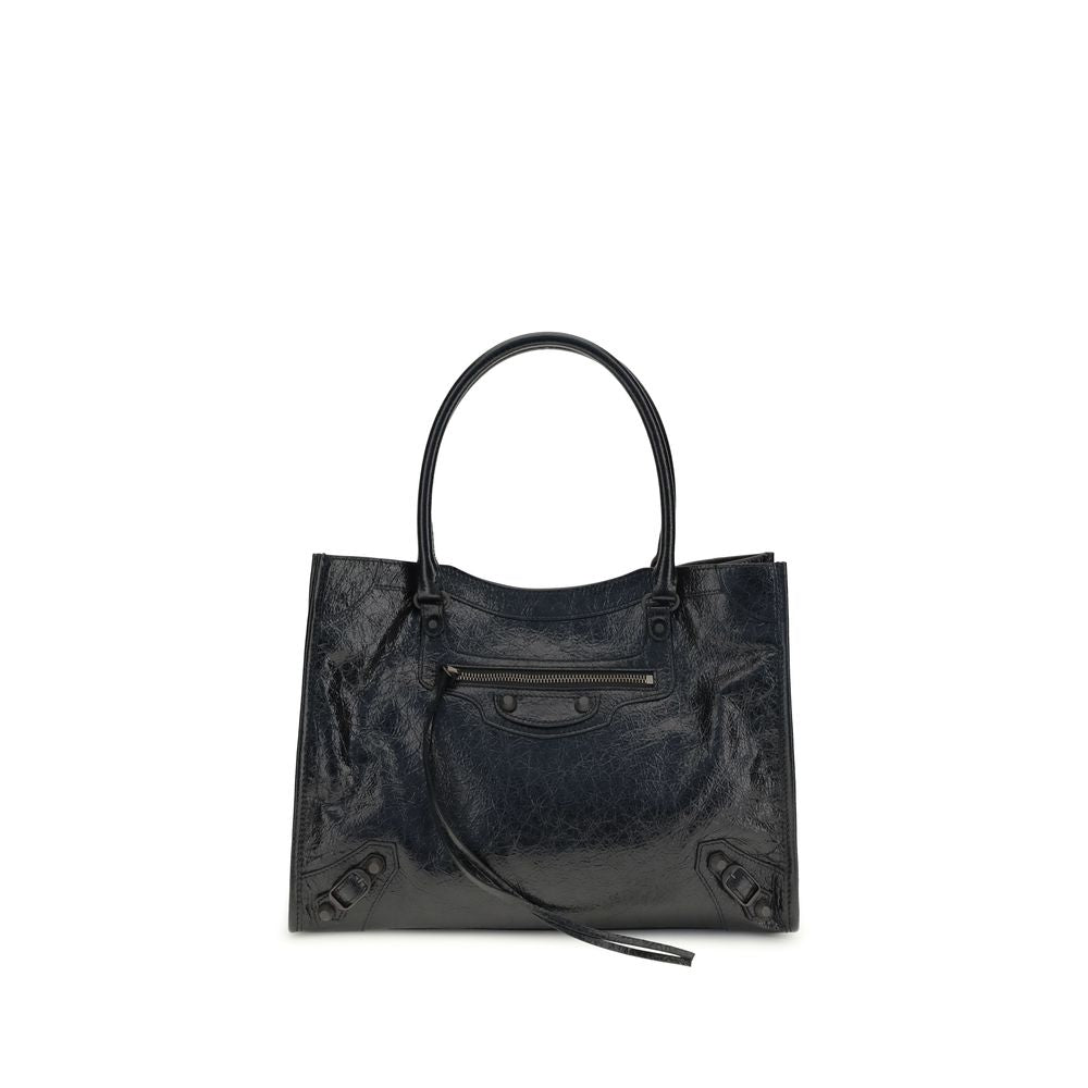 Balenciaga axelväska i svart lammskinn