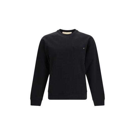 Felpa Valentino Garavani in cotone nero