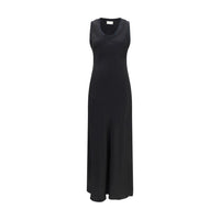 Ami Paris Abito casual nero in viscosa