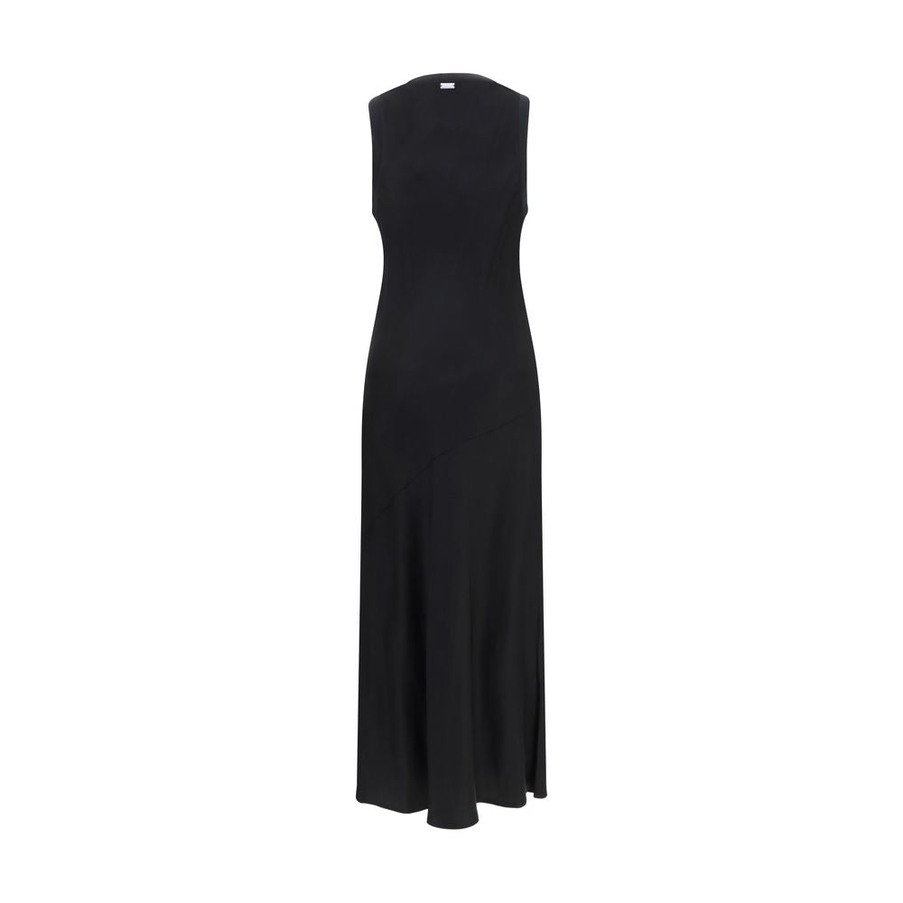 Ami Paris Abito casual nero in viscosa