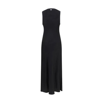 Ami Paris Abito casual nero in viscosa