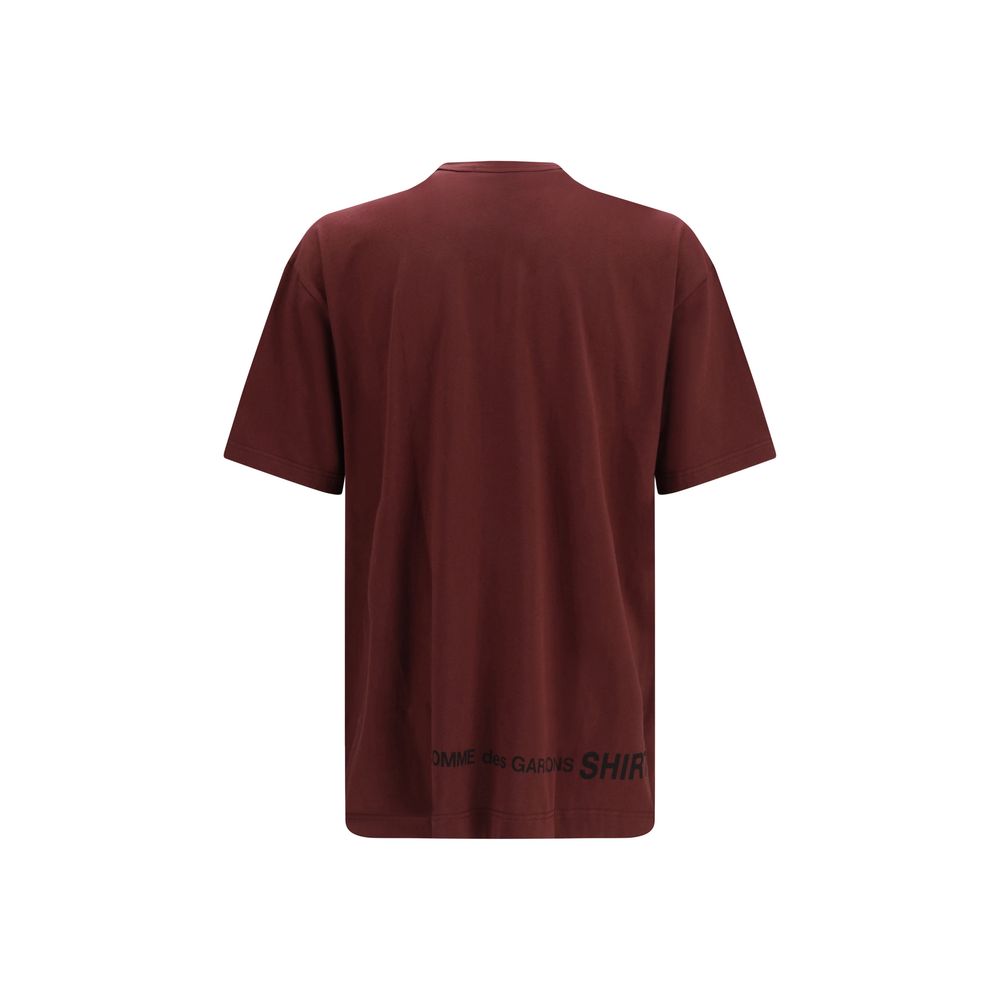 T-shirt in cotone bordeaux Comme Des Garçons