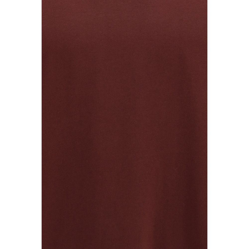 T-shirt in cotone bordeaux Comme Des Garçons