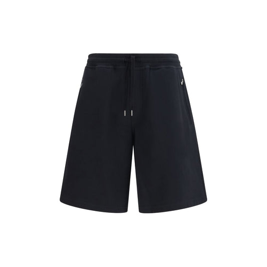 Shorts Bermuda Brunello Cucinelli neri in cotone