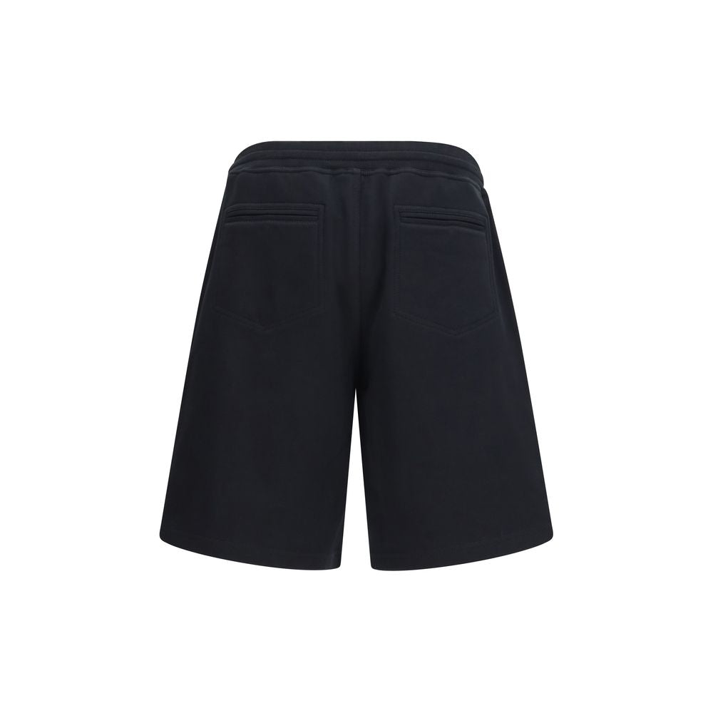 Shorts Bermuda Brunello Cucinelli neri in cotone