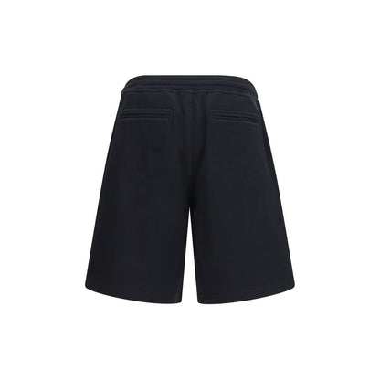 Shorts Bermuda Brunello Cucinelli neri in cotone