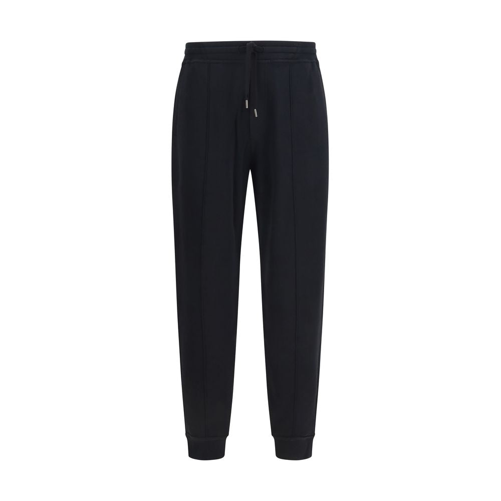 Joggers Brunello Cucinelli in cotone neri (pantaloni da ginnastica)