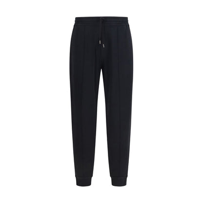 Joggers Brunello Cucinelli in cotone neri (pantaloni da ginnastica)