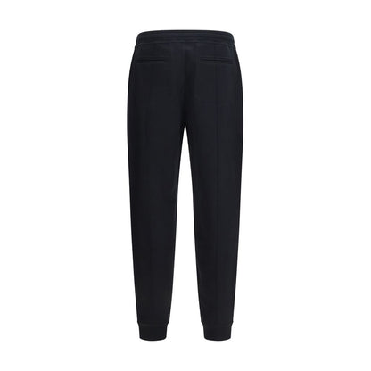 Joggers Brunello Cucinelli in cotone neri (pantaloni da ginnastica)