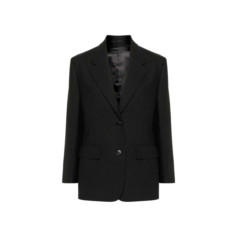 Blazer Prada en laine vierge noire