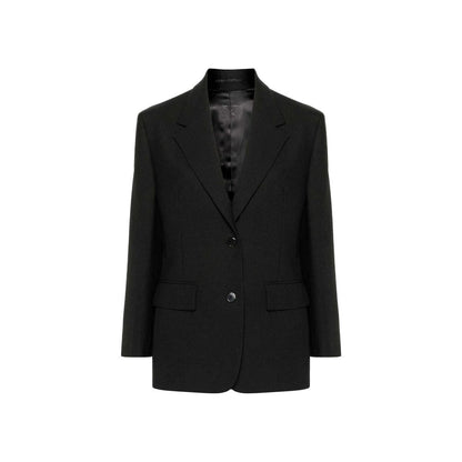 Blazer Prada en laine vierge noire