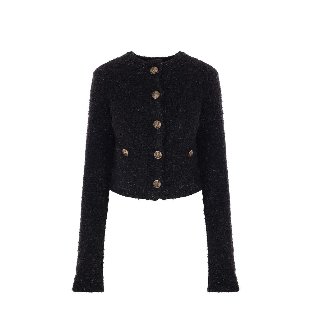 Cardigan Balenciaga in cotone nero