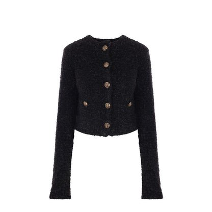 Cardigan Balenciaga in cotone nero