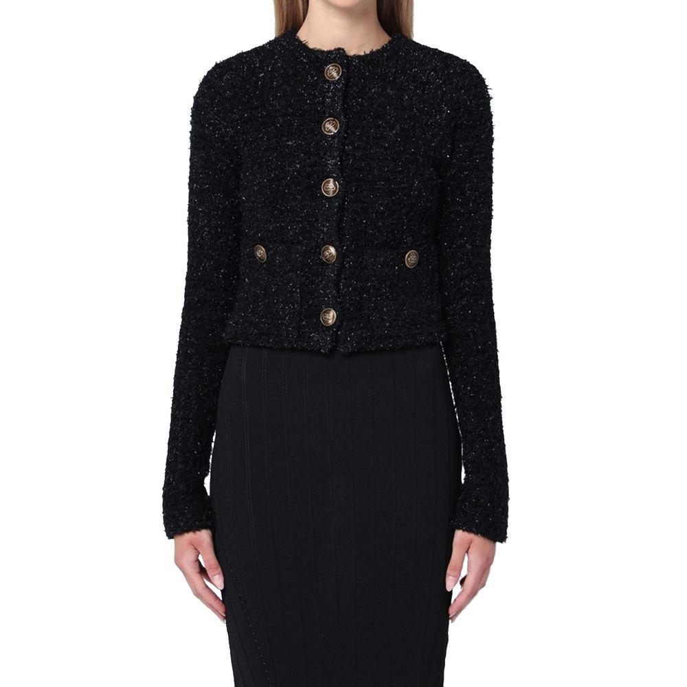 Cardigan Balenciaga in cotone nero