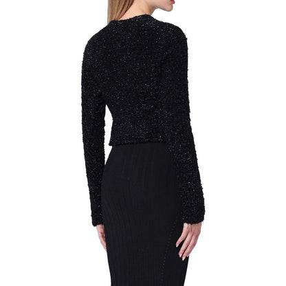 Cardigan Balenciaga in cotone nero