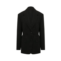Blazer Prada in lana nera