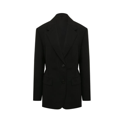Blazer Prada in lana nera