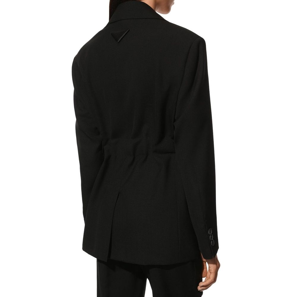 Blazer Prada in lana nera