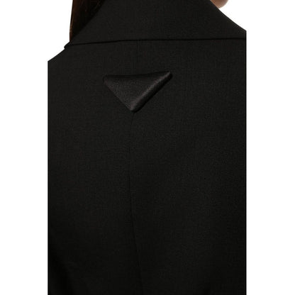 Blazer Prada in lana nera