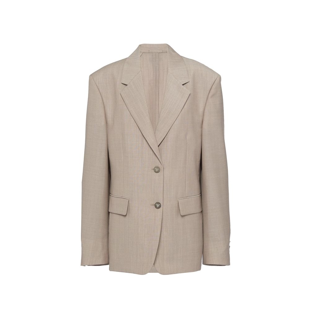 Blazer Prada in mohair beige