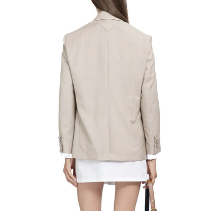 Blazer Prada in mohair beige