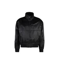 Veste en soie noire Saint Laurent