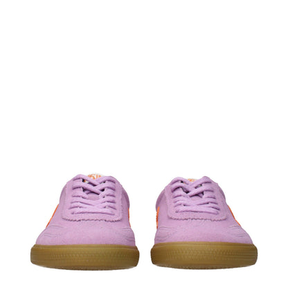 Sneakers Basse Veja in Pelle Rosa