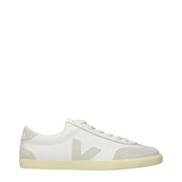 Sneakers Basse Veja in Pelle Bianca