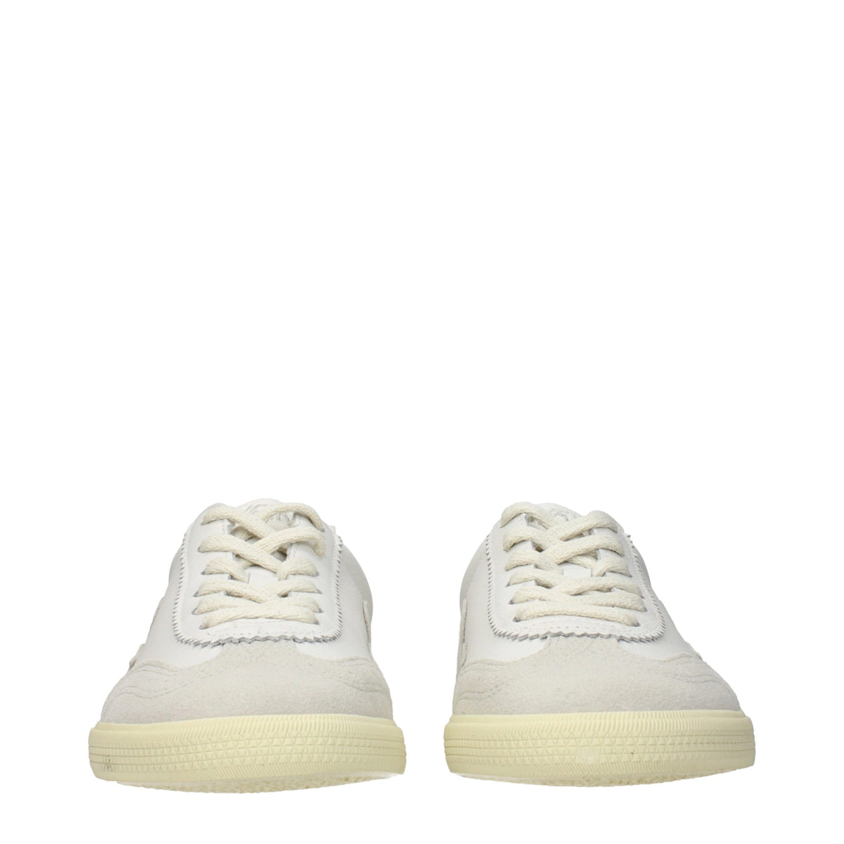 Sneakers Basse Veja in Pelle Bianca