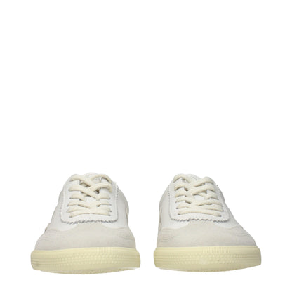 Sneakers Basse Veja in Pelle Bianca