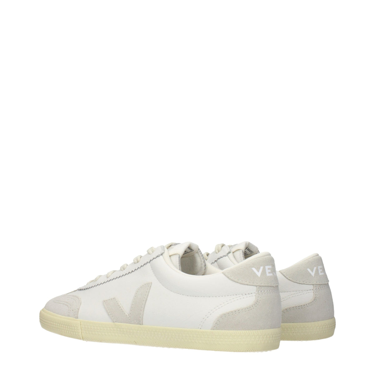 Sneakers Basse Veja in Pelle Bianca