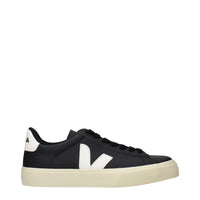 Baskets basses Veja en cuir noir