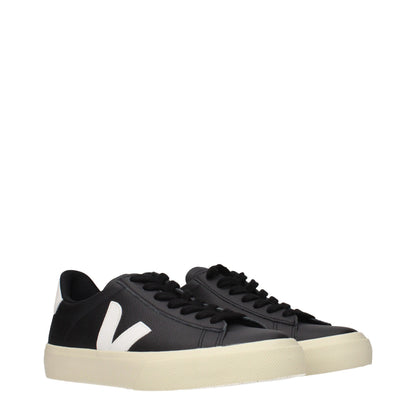 Baskets basses Veja en cuir noir