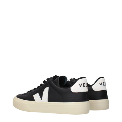 Baskets basses Veja en cuir noir