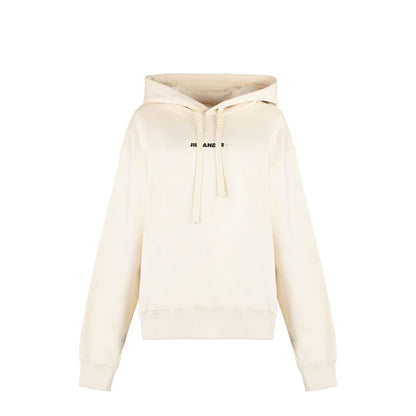 Jil Sander Felpa in cotone bianco