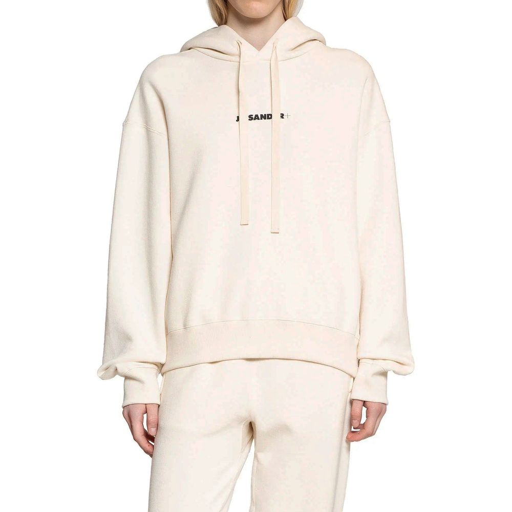 Jil Sander Felpa in cotone bianco