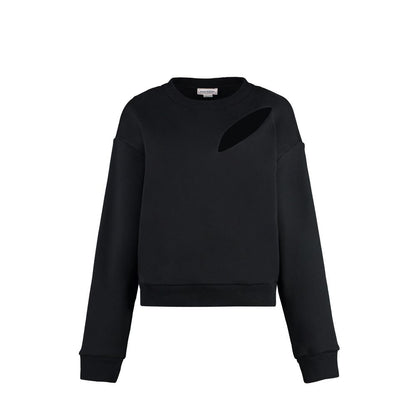 Felpa Alexander McQueen in cotone nero