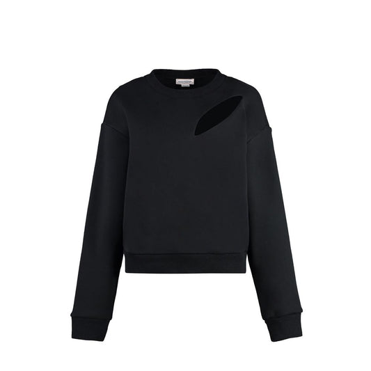 Felpa Alexander McQueen in cotone nero