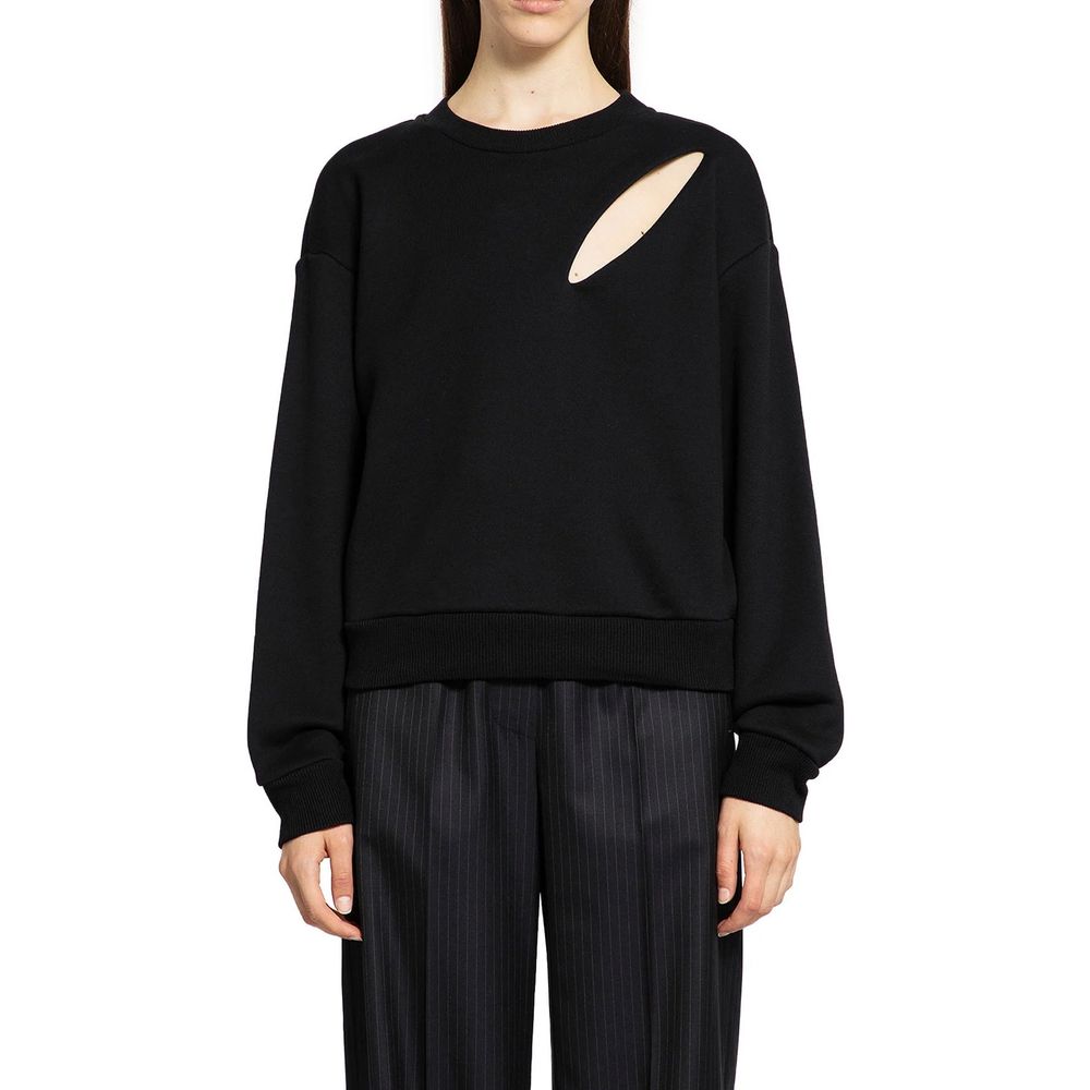 Felpa Alexander McQueen in cotone nero
