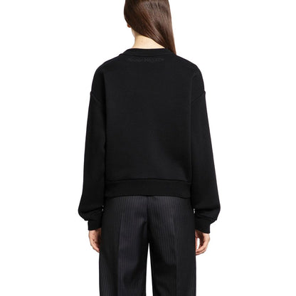 Felpa Alexander McQueen in cotone nero