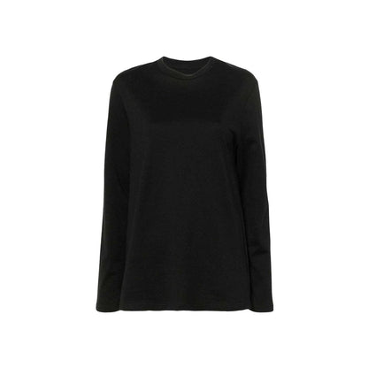 T-shirt en coton noir Jil Sander
