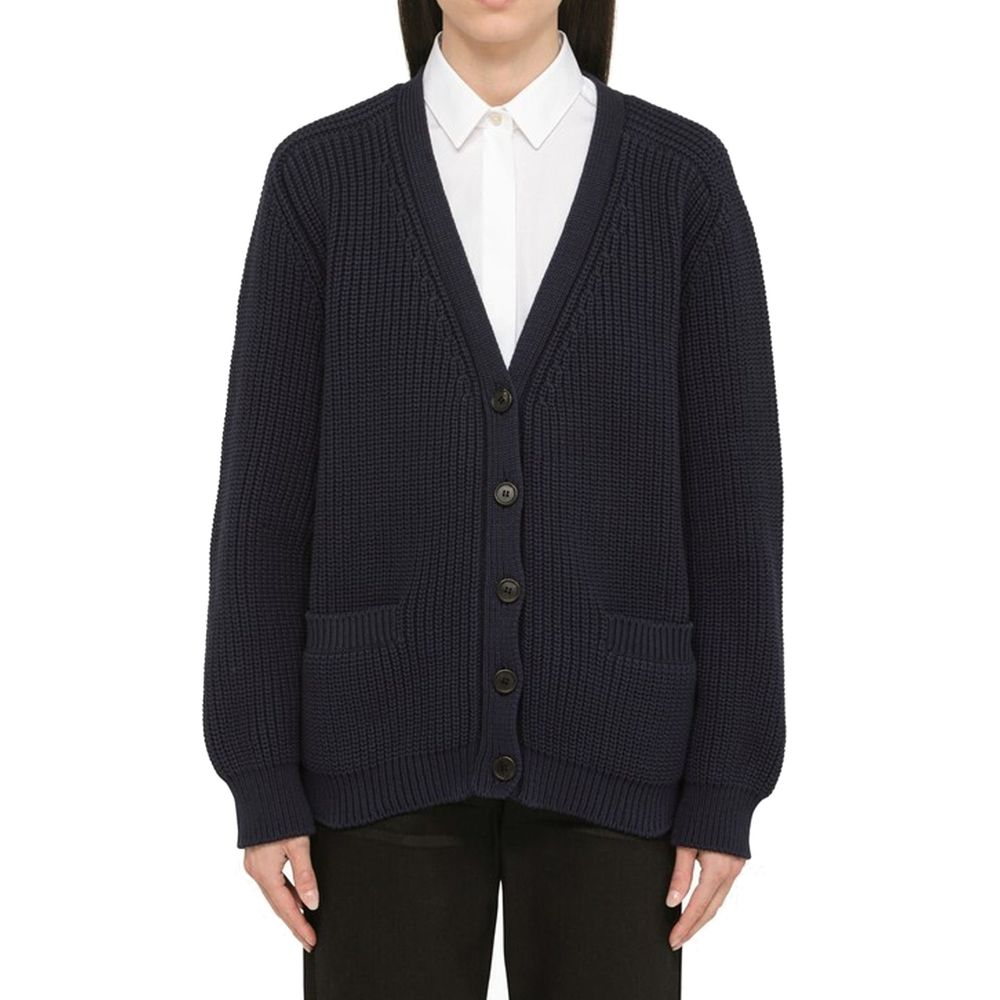 Cardigan Prada en coton bleu