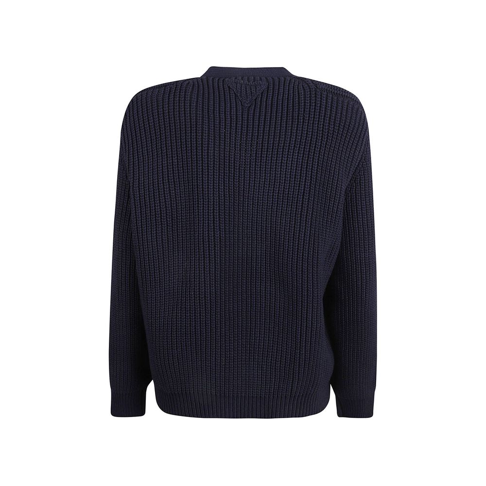 Cardigan Prada en coton bleu