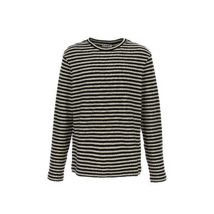 T-shirt Jil Sander blanc en laine à manches longues
