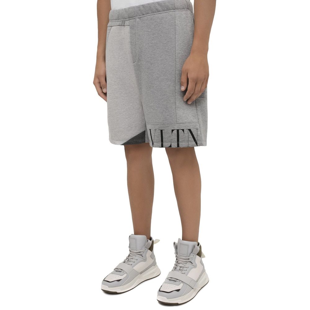 Shorts Valentino Garavani grigi in modal