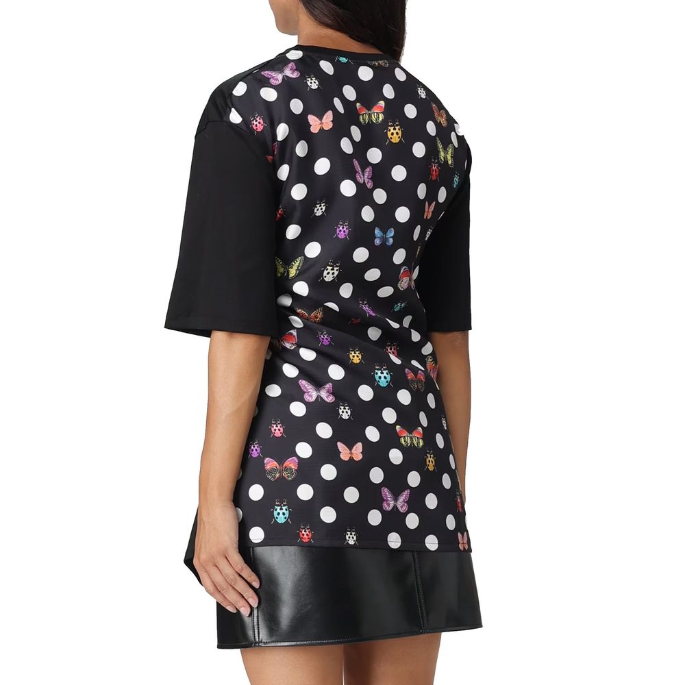 T-shirt Versace in cotone nero