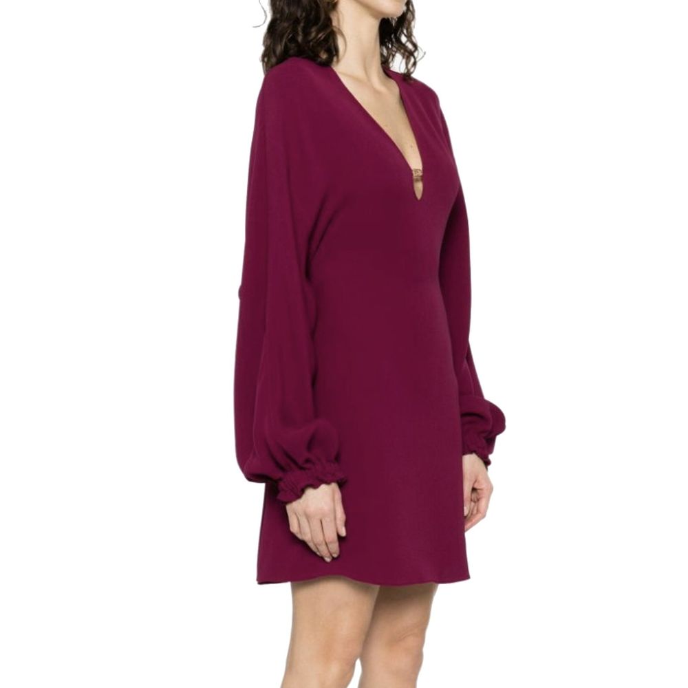 Abito casual Fendi in seta viola