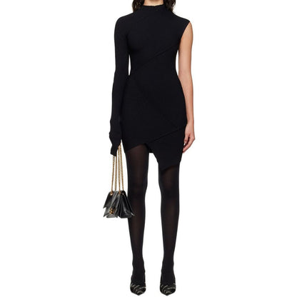 Robe de cocktail Balenciaga noire en polyester